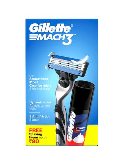 Gillette Mach3 Men's Razor Blades & Cartridges for Smooth Shaving Experience