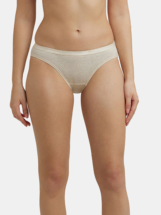 Jockey Women's 3-Pack Medium Coverage Super Combed Cotton StayFresh Bikini
