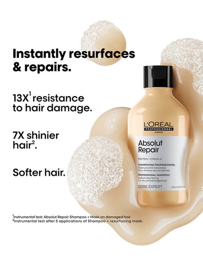 L'Oréal Professionnel Absolut Repair Shampoo for Dry Damaged Hair 300ml
