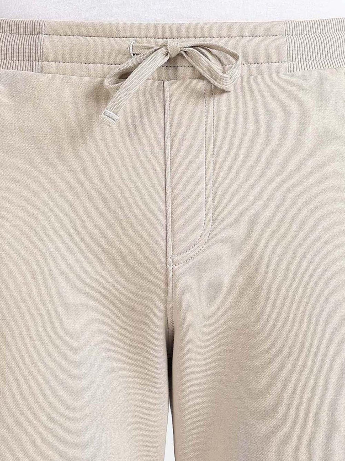 Jockey UM78 Men's Super Combed Cotton Rich Fleece Trackpants - Pure Cashmere Beige