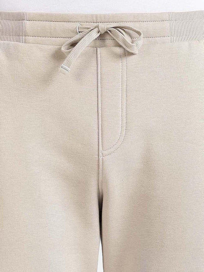 Jockey UM78 Men's Super Combed Cotton Rich Fleece Trackpants - Pure Cashmere Beige