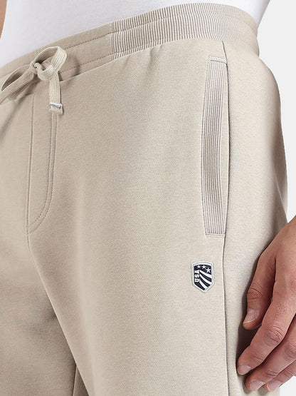 Jockey UM78 Men's Super Combed Cotton Rich Fleece Trackpants - Pure Cashmere Beige