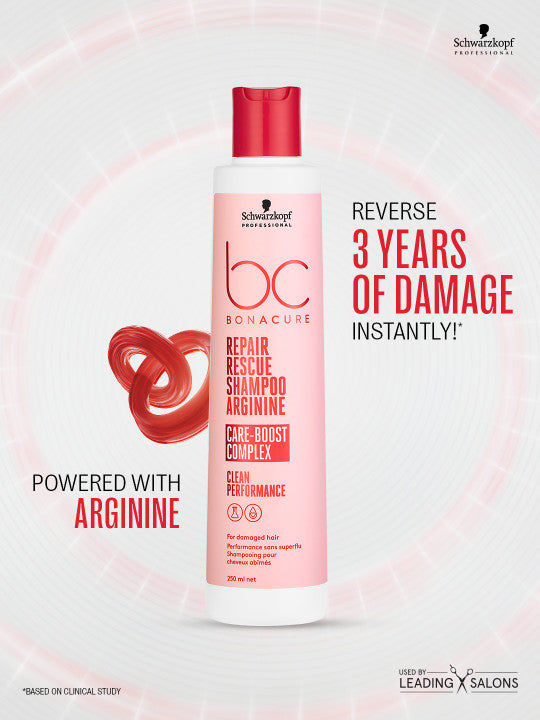 Schwarzkopf Professional Bonacure Repair Rescue Arginine Shampoo for Dry Hair