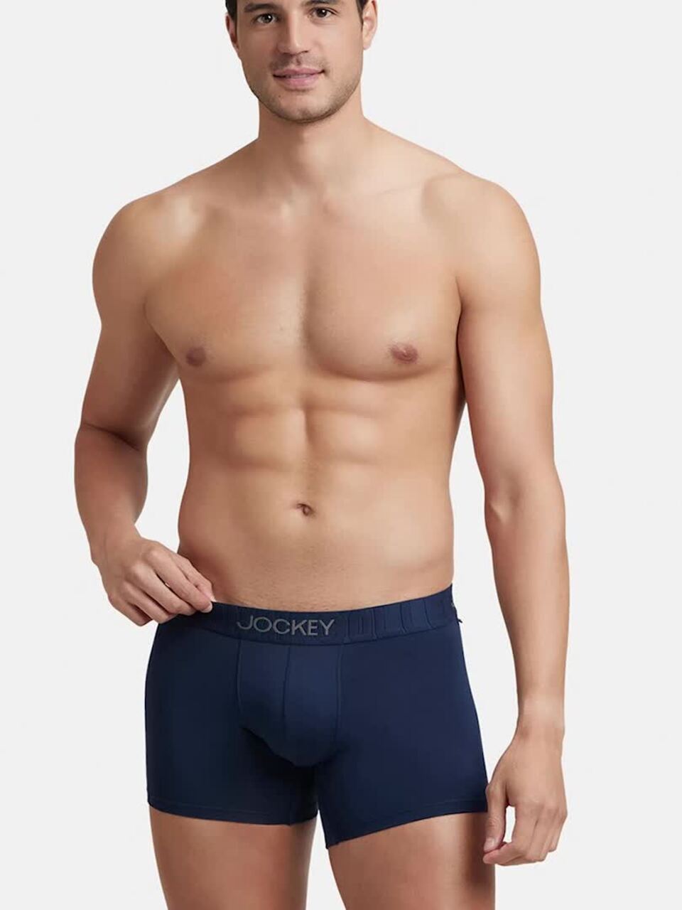 Jockey Men's Supima Cotton Stretch Solid Trunk, Ultrasoft Waistband, IC32