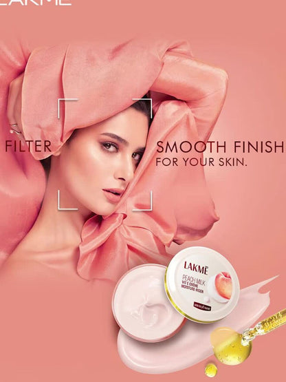 Lakme Peach Creme Moisturizer: Ceramide & Peptide Skin Barrier Repair Daily Cream