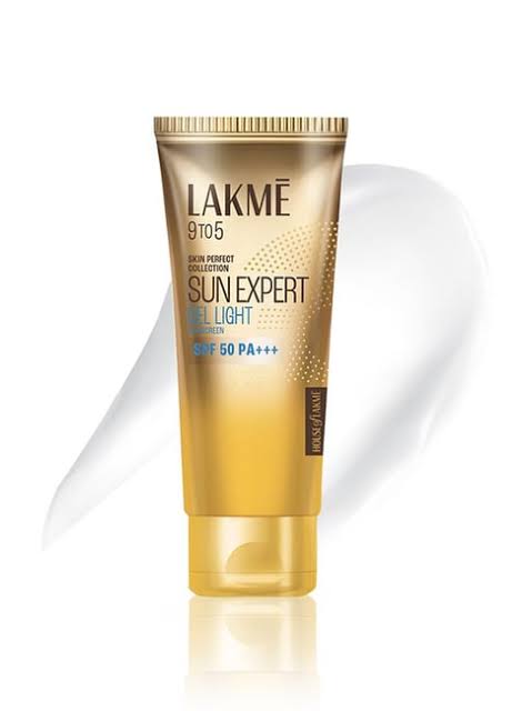 Lakme Sun Expert SPF 50 Gel Light Sunscreen for Skin 50g