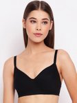 Enamor Non-Padded Wirefree High Coverage Stretch Cotton Everyday Bra A042