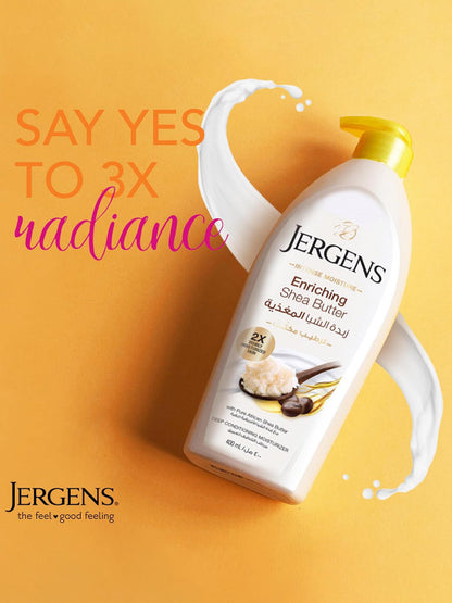 Jergens Enriching Shea Butter Body Moisturizer for Deep Hydration 600ml