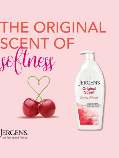 Jergens Original Scent Cherry Almond Body Moisturizer for Dry Skin