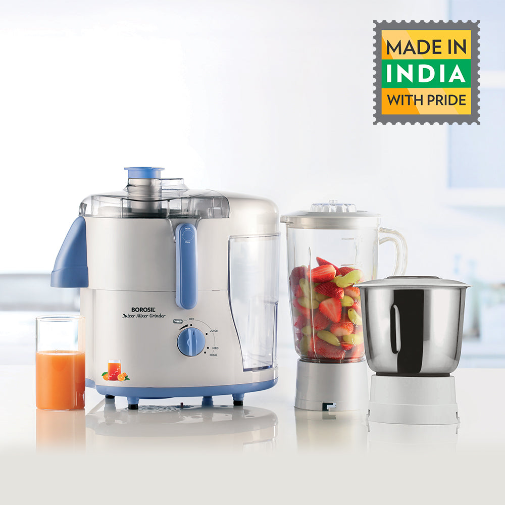 Borosil Primus II 500W Multi-Functional Juicer Mixer Grinder Appliance