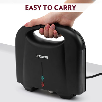 Borosil Klassy Stainless Steel Non-Stick Sandwich Maker for Quick Meals