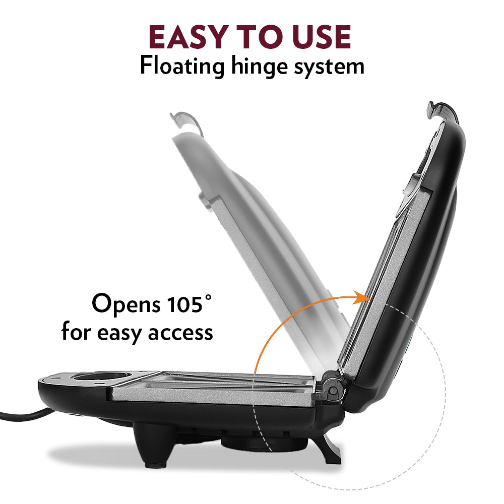 Borosil Klassy Stainless Steel Non-Stick Sandwich Maker for Quick Meals