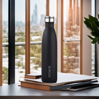 Borosil Fresh 900ml Stainless Steel Leak Proof Water Bottle