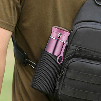 Borosil Travelease Purple 360ml Insulated Stainless Steel Sipper Water Bottle