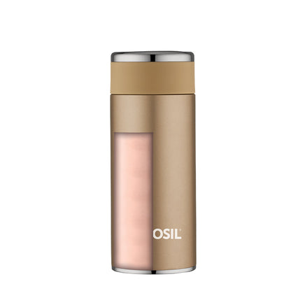 Borosil Travelsmart Rose Gold Insulated Stainless Steel Water Bottle 260ml