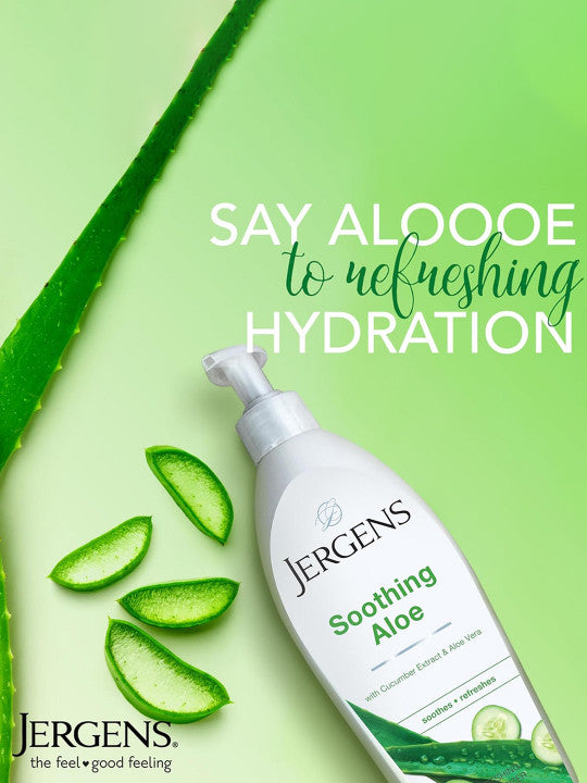 Jergens Aloe Soothing Refreshing Body Moisturizer with Aloe Vera 400ml