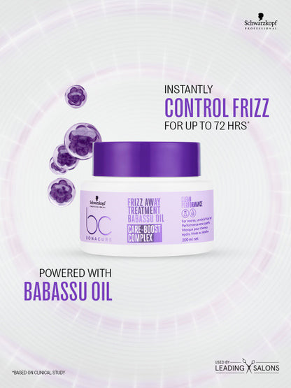 Schwarzkopf Professional Bonacure Frizz Away Hair Mask with Babassu Oil